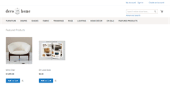 Desktop Screenshot of decohome.com